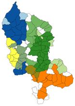 Plans de prévention du risque inondation et Atlas des zones inondables par commune du Territoire de Belfort. (version simplifiée) Date de réalisation: 28 mai2018. Auteur: DDT 90