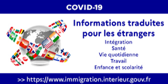 COVID-19 : Informations traduites pour les étrangers