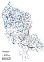 Cartagraphie des cours d'eau