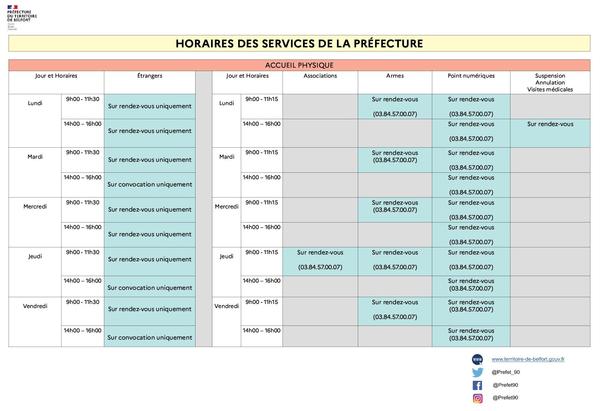 horaire image