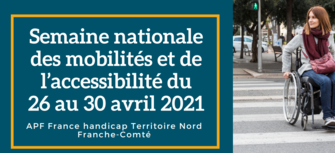 Semaine nationale de la mobilité et de l'accessiblité du 26 au 30 avril 2021