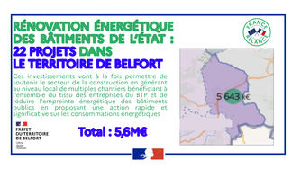 5,6 M€ pour la rénovation énergétique des bâtiments publics de l'Etat 