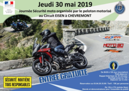 Journée sécurité Moto au circuit EISEN à Chèvremont